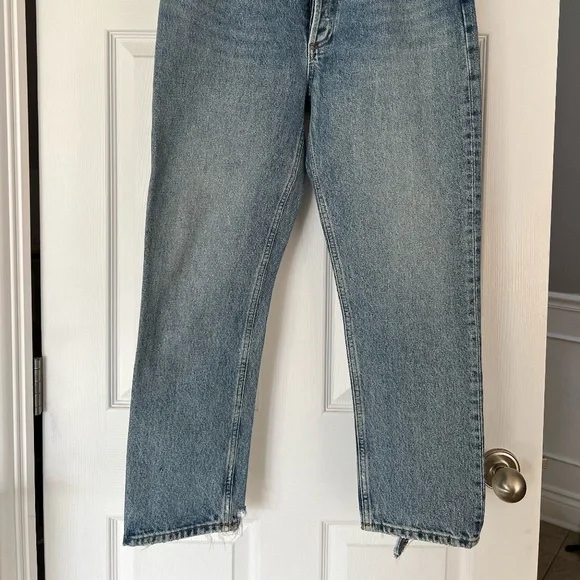 Agolde Riley crop jeans in size 28 "Blue" wash - Picture 5 of 5
